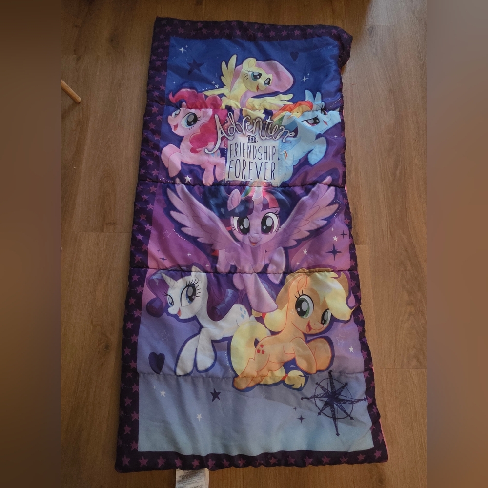 My Little Pony Purple and Pink Character Sleeping Bag